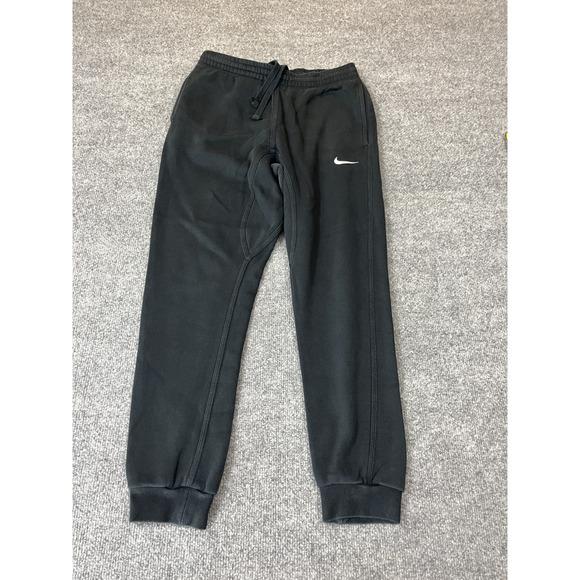 Nike Sweatpants S Club Fleece Gorpcore Joggers Y2K Hip Hop Street Skate Black - Picture 1 of 14